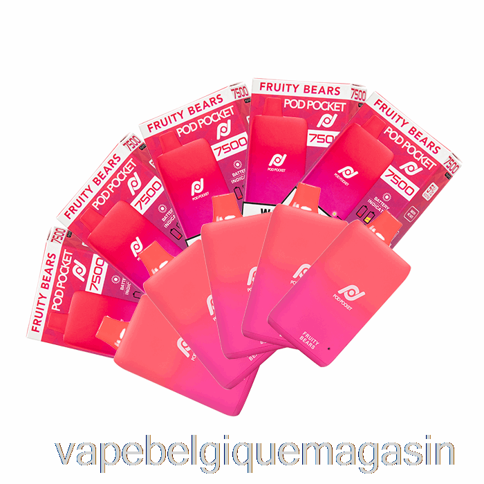 Vape Shop Bruxelles [10-pack] Pod Pocket 7500 Jetable